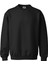 3 Iplik Şardonlu Kapüşonsuz Cepsiz Baskısız Kazak Sweatshirt 1