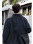 Erkek Oversize Ayarlanabilir Bel Lastikli Gömlek Yaka Polar Sweatshirt 2
