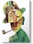 Cubist Face Kanvas Tablo 1