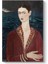 Frida Kahlo - Kadife Elbiseli Kanvas Tablo 1