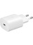 Samsung Galaxy A33 5g TA800 25W Type-C Uyumlu Beyaz Şarj Adaptör 1
