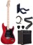 Meg-3trd Trans Red Burst Elektro Gitar Set 1