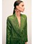Şal Yaka Desenli Ceket - Yeşil 3