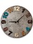 Renkli Kalın Stone Cam Saat - 60 cm 2