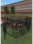 Katlanır Metal Köpek Oyun Alanı , Evcil Hayvan Oyun Alanı , Köpek Çiti , Tavşan Çiti 60X54 cm 5