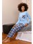 Kadın Uzun Kol Penye Pijama Takım 4198 4