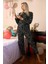 Kadın Uzun Kol 3 Iplik Penye Pijama Takım 4180 3