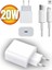 20W Iphone Tüm Serilerle Uyumlu Hızlı Şarj Aleti Kablo Adaptör 5 6 7 8 x 11 12 13 14 Pro Max 2