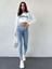 Kar Yıkama Skinny Jean Kadın Power Pantolon 1