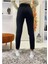 Siyah Mom Jean Yüksek Bel Kot Pantolon 2