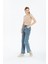 Kar Mavi Swide Leg Jeans Palazzo Pantolon 2