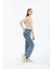 Kar Mavi Swide Leg Jeans Palazzo Pantolon 4