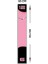 Cam Duvar Saati | Fütüristik Cam Saat | Pembe Siyah Fon | 10CM x 70CM 2