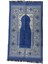 Lacivert Çiçek Desenli Çeyizlik Hediyelik Saçaklı (67CMX124CM) Namaz Seccadesi NO27 1