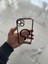 Apple iPhone 14 Plus Magsafe Lazer Silikon Renkli Şeritli Telefon Kılıfı Kamera Lensi Açık 3