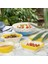 Sunbeam Square Trio Set - 7X10X3,5 cm Ceramics Set 7