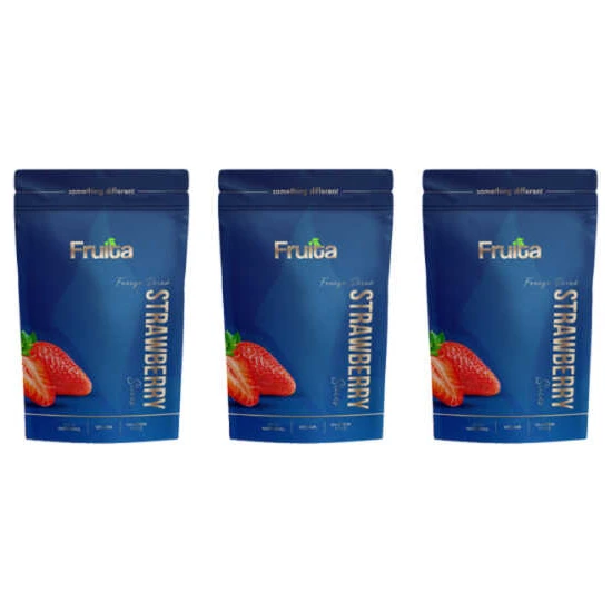 Fruita Freeze Dried Dilim Çilek 15 gr 3lü Paket