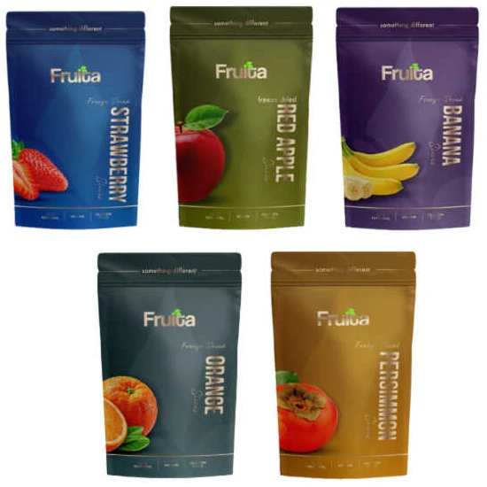 Fruita Freeze Dry Tanışma Paketi 4 (Çilek 15 gr + Muz 30 gr + Elma 20 gr + Portakal 20 gr + Hurma 20 Gr)