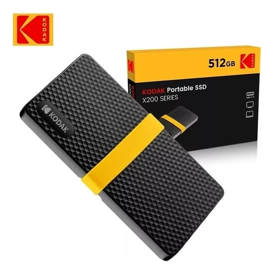 Kodak X200 Taşınabilir Ssd Disk 1TB. 512GB. Süper Hızlı Yeni Nesil Son Teknoloji
