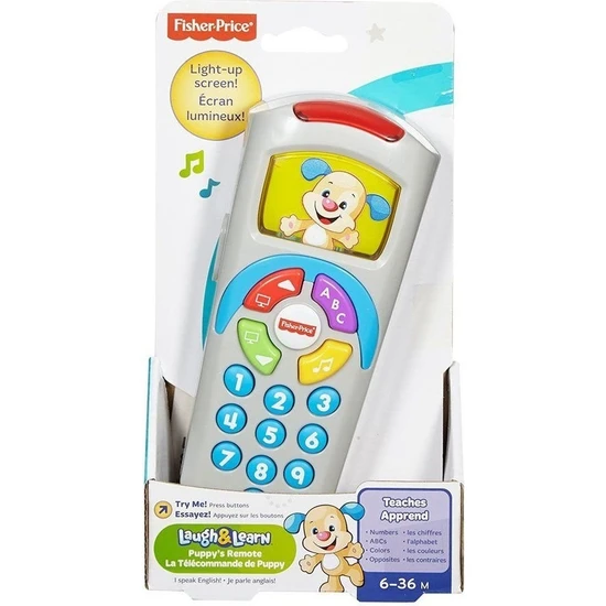 Fisher-Price DLK60 Fisher-Price Eğitici Köpekçiğin Uzaktan Kumandası / Türkçe / Eğlen ve Öğren