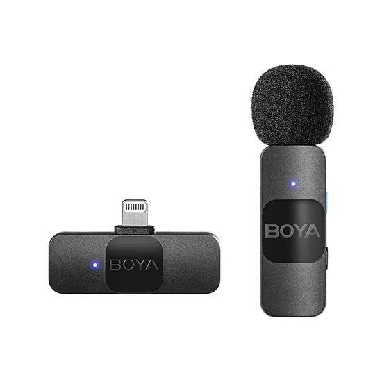 Boya By-V1 Ultra Kompakt Iphone Kablosuz Mikrofon (Lightning)