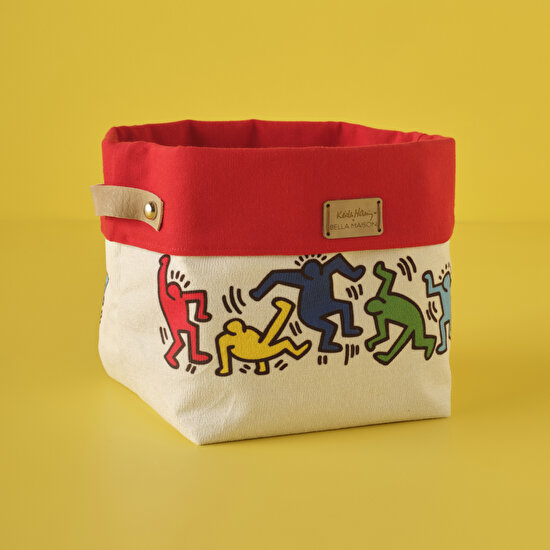 Bella Maison Keith Haring Colored Organizer Sepet (22X18 Cm)