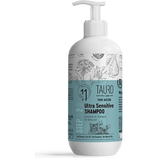 Tauro Pure Nature Hassas Yavru Köpek & Kedi Şampuanı
