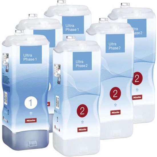 Miele Ultraphase 6'lı Bebek Deterjan Seti Hassas Ciltler İçin Nazik Temizlik Gücü