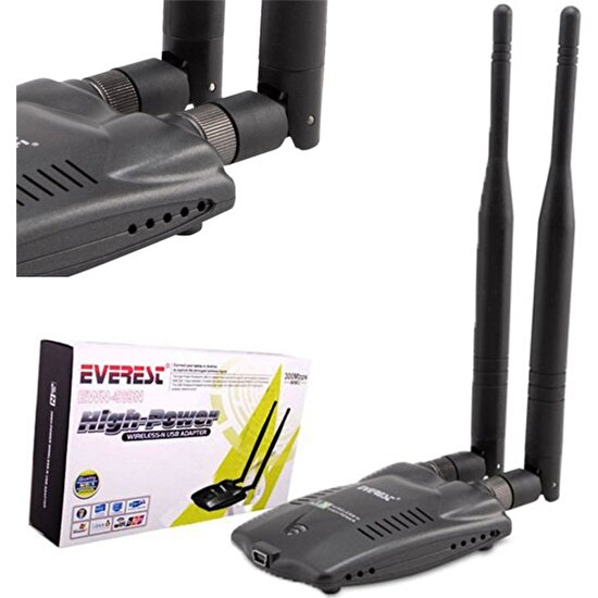 Trade Jam Everest EWN-689N 300 Mbps Wıreless USB Çift Anten (4396)