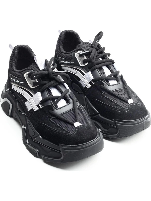Solazer Kadın Ortopedik Taban Fileli Sneaker Günlük Spor Ayakkabı SLZ00028