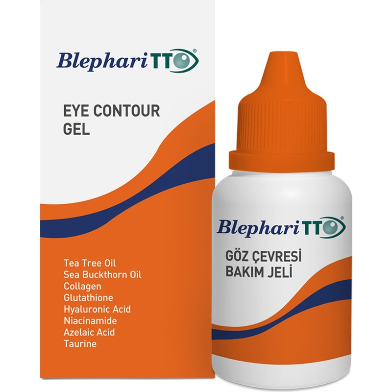 Blephari -TTO Göz Çevresi Bakım Jeli 20 ml Kolajen ve Hyaluronik Asit Destekli Yoğun Nemlendirici