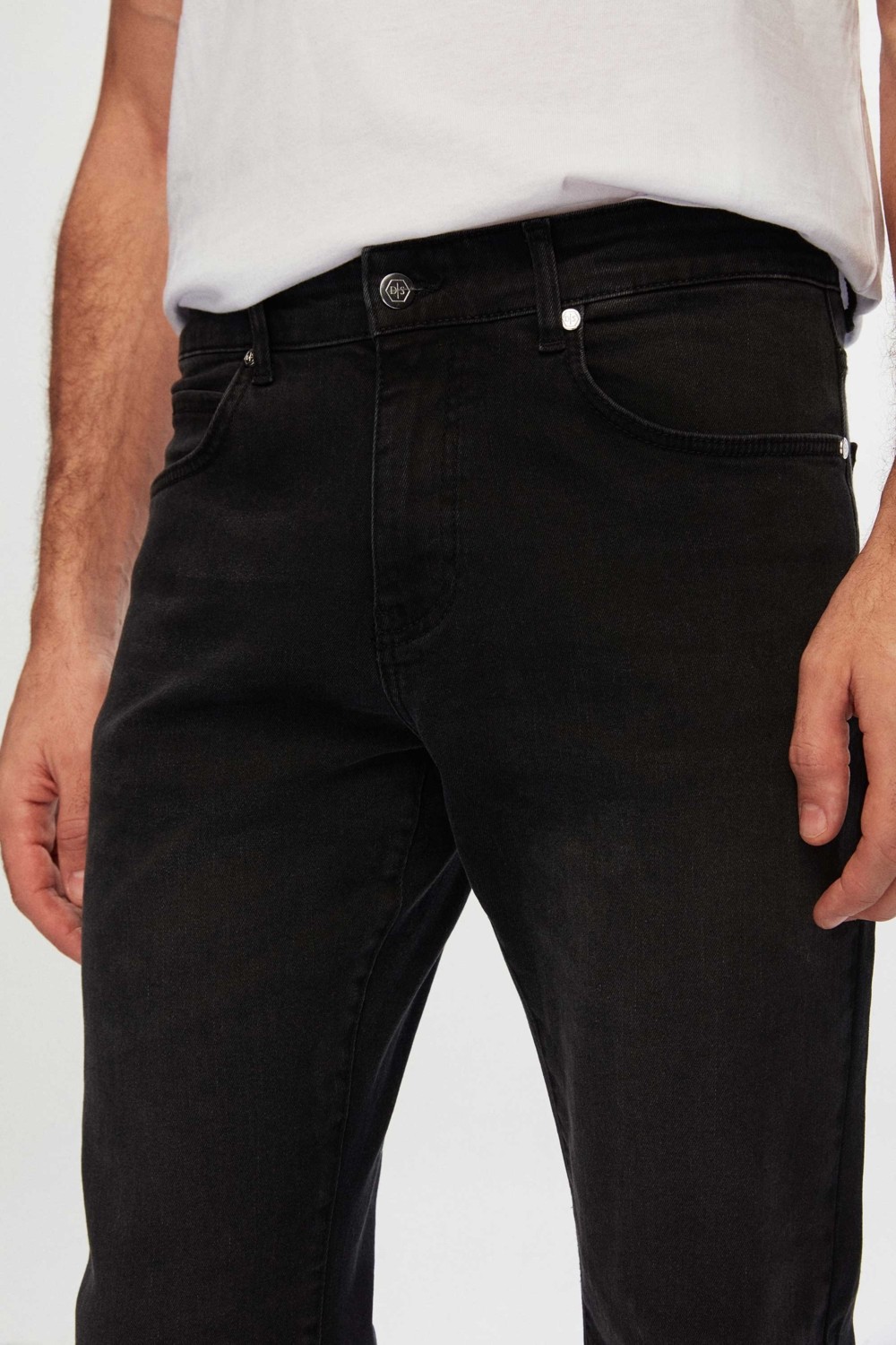 D'S Damat Slim Fit Antrasit Düz Jean Kot Beş Cepli Likralı Yıkamalı Denim Pantolon 6HCJ3ORT00102 görsel 6