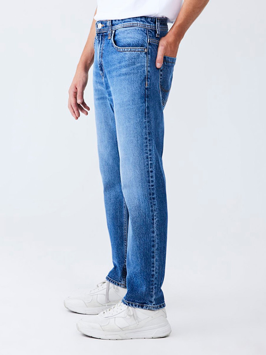 LTB Erkek Hollywood Y Düz Paça Orta Bel Jean Pantolon görsel 4