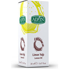 Alvin Limon Yağı (Lemon Oil), Doğal, 20 ml