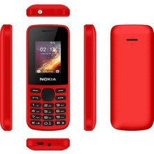 Nokia Tuşlu Cep Telefonu Kırmızı