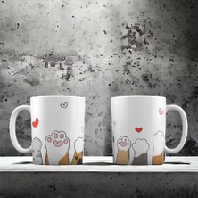 Tildamugs Sevimli Kedi Patili Kupa Bardak