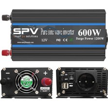 Spv 600W 12 Volt Tam Sınus Inverter - SPV-P600W