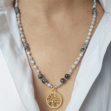 Devi Fashion Hayat Ağacı Altın Renkli Özel Tasarım Kolye
