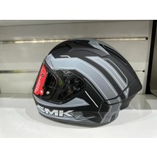 Smk Kask Smk MA261STELLAR Bolt Mat Siyah/gri