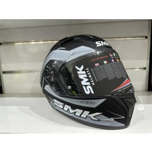 Smk Kask Smk MA261STELLAR Bolt Mat Siyah/gri