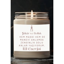 Dodo Candles Şükür Ve Bolluk | 11.11 Enerjisi | Vanilya Kokulu Mum | Meditasyon Mumları Mk-16