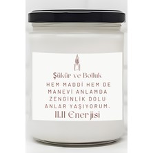 Dodo Candles Şükür Ve Bolluk | 11.11 Enerjisi | Vanilya Kokulu Mum | Meditasyon Mumları Mk-16