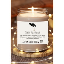 Dodo Candles Şükran Dolu Anlar | Aldım Kabul Ettim 777 Enerjisi | Lavanta Kokulu Mum | Meditasyon Mumları Mk-25