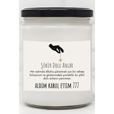 Dodo Candles Şükran Dolu Anlar | Aldım Kabul Ettim 777 Enerjisi | Lavanta Kokulu Mum | Meditasyon Mumları Mk-25