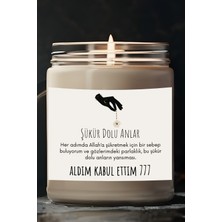 Dodo Candles Şükran Dolu Anlar | Aldım Kabul Ettim 777 Enerjisi | Lavanta Kokulu Mum | Meditasyon Mumları Mk-25