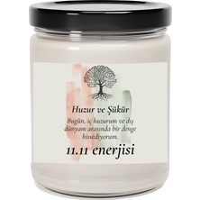 Dodo Candles Huzur Ve Şükür | 11.11 Enerjisi | Çilek Kokulu Mum | Meditasyon Mumları Mk-216