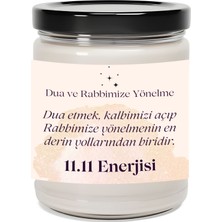 Dodo Candles Kalbimizi Açıp Rabbimize Yönelme | 11.11 Enerjisi Çilek Kokulu Mum | Meditasyon Mumları Mk-164