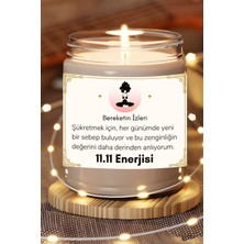 Dodo Candles Bereketin Izleri | 11.11 Enerjisi | Sandal Ağacı Kokulu Mum | Meditasyon Mumları Mk-194