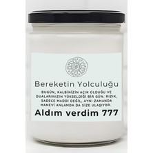 Dodo Candles Bereketin Yolculuğu | Aldım Verdim 777 | Ylang Ylang Kokulu Mum | Meditasyon Mumları Mk-205