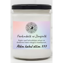 Dodo Candles Farkındalık Ve Zenginlik | Aldım Kabul Ettim 777 | Çilek Kokulu Mum | Meditasyon Mumları Mk-224